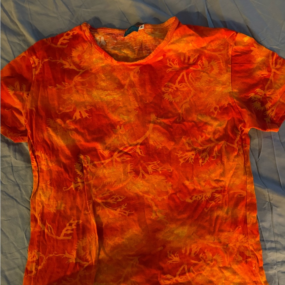 Authentic Kenzo Orange and Yellow Tee size M